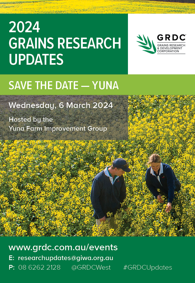 2024 Regional GRDC Grains Research Update, Yuna Grain Industry